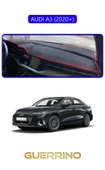 Guerrino  AUDİ A3 (2020+)TORPİDO KORUMA HALISI MAVİ KENAR thumbnail 1