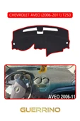 Guerrino  CHEVROLET AVEO 2006-2011 T250TORPİDO KORUMA HALISI KIRMIZI KENAR thumbnail 1