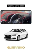 Guerrino  AUDİ A3 (2013-2020)TORPİDO KORUMA HALISI SİYAH KENAR thumbnail 1