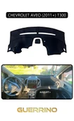 Guerrino  CHEVROLET AVEO 2011+ T300TORPİDO KORUMA HALISI SİYAH KENAR thumbnail 1