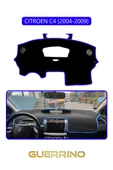 Guerrino  CITROEN C4 2004-2009TORPİDO KORUMA HALISI MAVİ KENAR thumbnail 1
