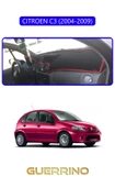 Guerrino  CITROEN C3 2004-2009TORPİDO KORUMA HALISI MAVİ KENAR thumbnail 1