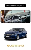 Guerrino  DACIA SANDERO 2022+ TORPİDO KORUMA HALISI SİYAH KENAR thumbnail 1