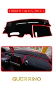 Guerrino  CITROEN  CACTUS 2013+TORPİDO KORUMA HALISI KIRMIZI KENAR thumbnail 1