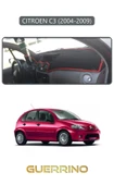 Guerrino  CITROEN C3 2004-2009TORPİDO KORUMA HALISI GRİ KENAR thumbnail 1