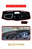 Guerrino  FORD Transit (2015-2022)TORPİDO KORUMA HALISI KIRMIZI KENAR thumbnail 1