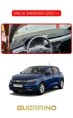 Guerrino  DACIA SANDERO 2022+ TORPİDO KORUMA HALISI KIRMIZI KENAR thumbnail 1