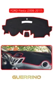 Guerrino  FORD Fiesta (2008-2017)TORPİDO KORUMA HALISI KIRMIZI KENAR thumbnail 1