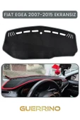 Guerrino  FIAT Egea 2007-2021 Modellerine Uygun EKRANSIZ TORPİDO KORUMA HALISI GRİ KENAR thumbnail 1