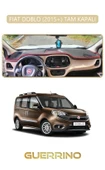 Guerrino  FIAT DOBLO 2015+ TAM KAPALITORPİDO KORUMA HALISI BEJ KENAR thumbnail 1