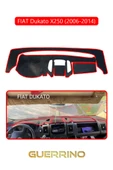 Guerrino  FIAT Dukato X250 2006-2014 Modellerine UygunTORPİDO KORUMA HALISI KIRMIZI KENAR thumbnail 1