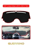 Guerrino  FIAT Linea Urban 2015-2021 Modellerine Uygun  yeniTORPİDO KORUMA HALISI KIRMIZI KENAR thumbnail 1