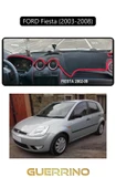 Guerrino  FORD Fiesta (2003-2008)TORPİDO KORUMA HALISI SİYAH KENAR thumbnail 1