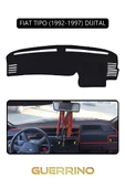 Guerrino  FIAT TIPO 1992-1997 Modellerine Uygun DijitalTORPİDO KORUMA HALISI SİYAH KENAR thumbnail 1