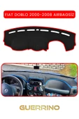 Guerrino  FIAT Doblo 2000-2008 Modellerine Uygun aırbagsızTORPİDO KORUMA HALISI KIRMIZI KENAR thumbnail 1