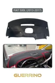 Guerrino  FIAT 500L 2013-2017 Modellerine UygunTORPİDO KORUMA HALISI GRİ KENAR thumbnail 1