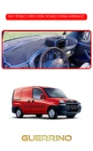 Guerrino  FIAT DOBLO 2000-2008 DOUBLE EKRANTORPİDO KORUMA HALISI KIRMIZI KENAR thumbnail 1