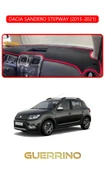 Guerrino  DACIA SANDERO STEPWAY 2015-2021TORPİDO KORUMA HALISI KIRMIZI KENAR thumbnail 1