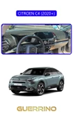 Guerrino  CITROEN C4 2020+TORPİDO KORUMA HALISI MAVİ KENAR thumbnail 1