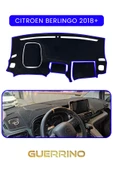 Guerrino  CITROEN BERLİNGO 2018+TORPİDO KORUMA HALISI MAVİ KENAR thumbnail 1