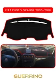 Guerrino  FIAT Punto grande 2005-2018 Modellerine UygunTORPİDO KORUMA HALISI KIRMIZI KENAR thumbnail 1