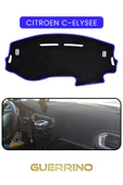Guerrino  CITROEN C-ELYSEE - PEUGEOT 301 UZUNTORPİDO KORUMA HALISI MAVİ KENAR thumbnail 1