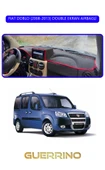 Guerrino  FIAT DOBLO 2008-2013 DOUBLE EKRANTORPİDO KORUMA HALISI MAVİ KENAR thumbnail 1