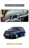 Guerrino  DACIA SANDERO 2022+ TORPİDO KORUMA HALISI GRİ KENAR thumbnail 1