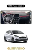 Guerrino  FORD Fiesta (2020+)TORPİDO KORUMA HALISI SİYAH KENAR thumbnail 1