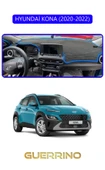 Guerrino  HYUNDAİ KONA 2020-2022TORPİDO KORUMA HALISI MAVİ KENAR thumbnail 1