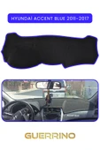 Guerrino  HYUNDAİ ACCENT BLUE 2011-2017TORPİDO KORUMA HALISI MAVİ KENAR thumbnail 1