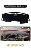Guerrino  KİA SPORTAGE 2018-2021TORPİDO KORUMA HALISI SİYAH KENAR thumbnail 1