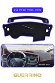 Guerrino  KİA CEED 2013-2019TORPİDO KORUMA HALISI MAVİ KENAR thumbnail 1