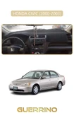 Guerrino  HONDA CIVIC 2000-2003TORPİDO KORUMA HALISI BEJ KENAR thumbnail 1