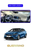 Guerrino  KİA CEED 2020+TORPİDO KORUMA HALISI MAVİ KENAR thumbnail 1