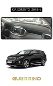 Guerrino  KİA SORENTO 2018+TORPİDO KORUMA HALISI SİYAH KENAR thumbnail 1