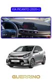 Guerrino  KİA PİCANTO 2020+TORPİDO KORUMA HALISI MAVİ KENAR thumbnail 1