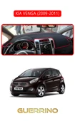 Guerrino  KİA VENGA 2009-2011TORPİDO KORUMA HALISI KIRMIZI KENAR thumbnail 1