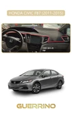 Guerrino  HONDA CIVIC FB7 2011-2015TORPİDO KORUMA HALISI BEJ KENAR thumbnail 1