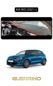 Guerrino  KİA RİO 2021+TORPİDO KORUMA HALISI SİYAH KENAR thumbnail 1