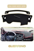 Guerrino  KİA CEED 2013-2019TORPİDO KORUMA HALISI BEJ KENAR thumbnail 1