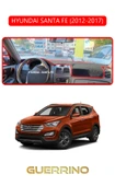 Guerrino  HYUNDAİ SANTA FE 2012-2017TORPİDO KORUMA HALISI KIRMIZI KENAR thumbnail 1