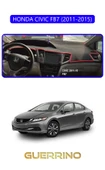 Guerrino  HONDA CIVIC FB7 2011-2015TORPİDO KORUMA HALISI MAVİ KENAR thumbnail 1