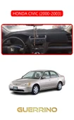 Guerrino  HONDA CIVIC 2000-2003TORPİDO KORUMA HALISI KIRMIZI KENAR thumbnail 1