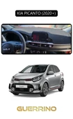 Guerrino  KİA PİCANTO 2020+TORPİDO KORUMA HALISI SİYAH KENAR thumbnail 1