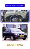 Guerrino  KİA SHUMA 1995-2003TORPİDO KORUMA HALISI MAVİ KENAR thumbnail 1