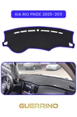 Guerrino  KİA RİO PRİDE 2005-2011TORPİDO KORUMA HALISI MAVİ KENAR thumbnail 1
