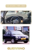 Guerrino  KİA SHUMA 1995-2003TORPİDO KORUMA HALISI BEJ KENAR thumbnail 1
