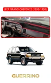 Guerrino  JEEP GRAND CHEROKEE 1993-1998TORPİDO KORUMA HALISI KIRMIZI KENAR thumbnail 1