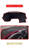 Guerrino  HONDA CITY 2020+TORPİDO KORUMA HALISI KIRMIZI KENAR thumbnail 1